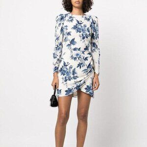 Reformation NWT Petites Juni Blue Floral Dress | Size 8P